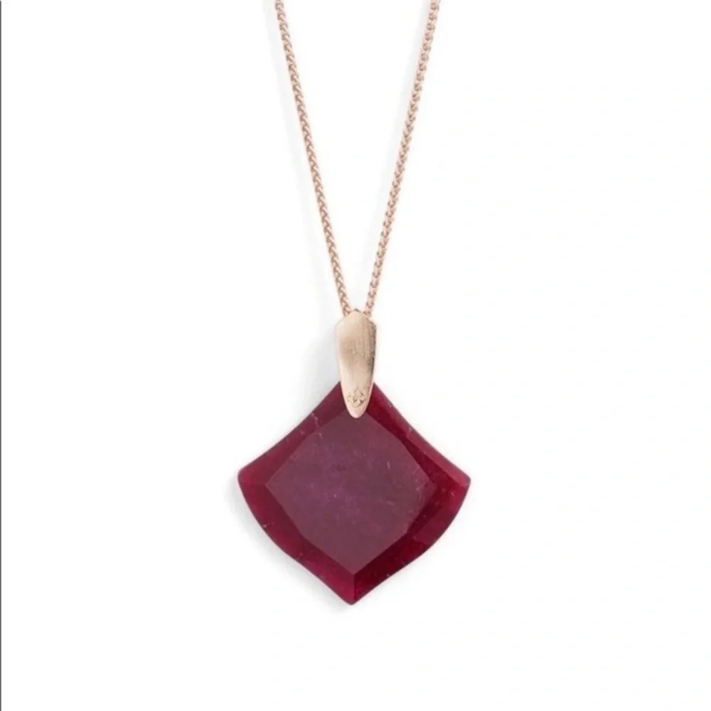 Kendra Scott Aislinn Rose Gold Pendant Necklace